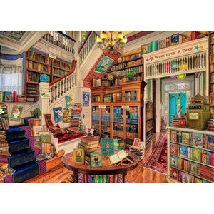 Ravensburger Puzzle 2D 1000 elementów: Fantastyczna księgarnia, Nowy Design(Modern)