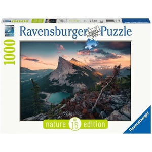 Ravensburger Puzzle Abends in den Rocky Mountains – 1000 Teile Puzzle(Antik)