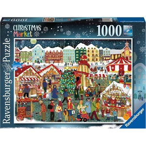 Ravensburger Puzzle Christmas Market – 1000 Teile Puzzle für Erwachsene(Antik)