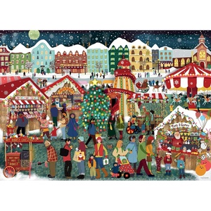 Ravensburger Puzzle Christmas Market – 1000 Teile Puzzle für Erwachsene(Modern)