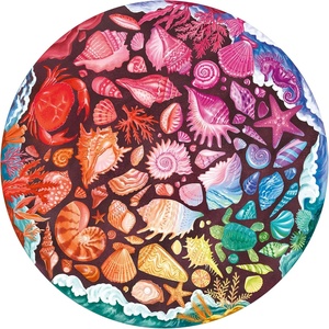 Ravensburger Puzzle Circle of Colors Tiere – Rundes 500 Teile Puzzle(Mehrfarbig.)