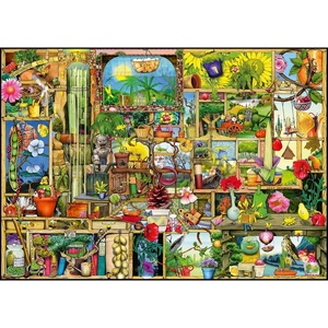Ravensburger Puzzle Colin Thompson Grandioses Gartenregal – 1000 Teile(Antik)