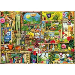 Ravensburger Puzzle Colin Thompson Grandioses Gartenregal – 1000 Teile(Modern)