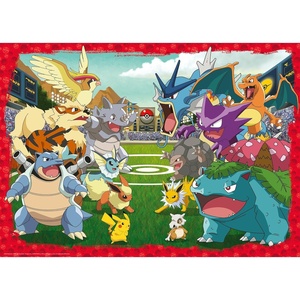 Ravensburger Puzzle Die Pokémon im Stadion – 500 Teile Puzzle(Pokémon Kräftemessen)