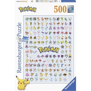 Ravensburger Puzzle Die ersten 151 Pokémon – 500 Teile Puzzle(Antik)
