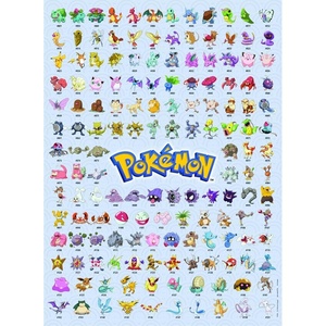 Ravensburger Puzzle Die ersten 151 Pokémon – 500 Teile Puzzle(Cartoon)