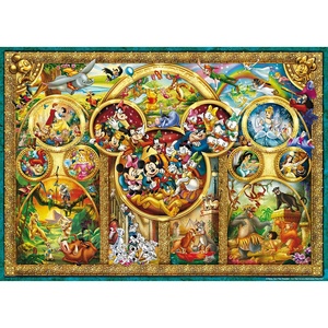 Ravensburger Puzzle Die schönsten Disney Themen – 1000 Teile Puzzle(Szenisch  Cartoon)