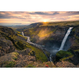 Ravensburger Puzzle Haifoss auf Island – 1000 Teile Puzzle für Erwachsene(Mehrfarbig)