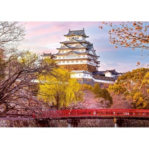 Ravensburger Puzzle Kirschblüte in Japan – 1000 Teile Puzzle für Erwachsene(Himeji Castle)