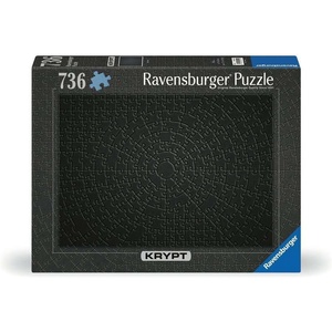 Ravensburger Puzzle Krypt Black – Schweres 736 Teile Puzzle für Erwachsene(Modern)