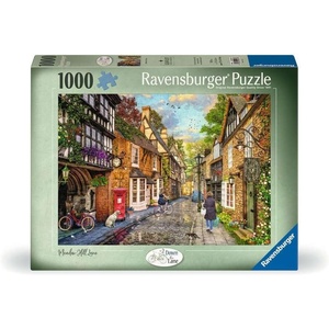 Ravensburger Puzzle Meadow Hill Lane- 1000 Teile Puzzle für Erwachsene(Modern)