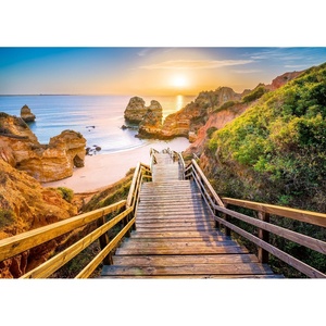 Ravensburger Puzzle Pferd am Strand – 500 Teile Puzzle für Erwachsene(Holztreppe zum Praia do Camilo  Beautiful Walkways Collection  1000 Teile Puzzle für Naturliebhaber und)