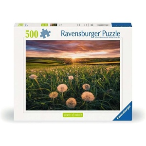 Ravensburger Puzzle Pusteblumen im Sonnenuntergang – 500 Teile Puzzle(Modern)