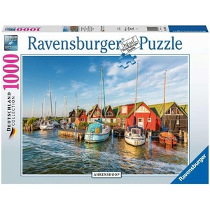 Ravensburger Puzzle Romantische Hafenwelt von Ahrenshoop – 1000 Teile(Antik)